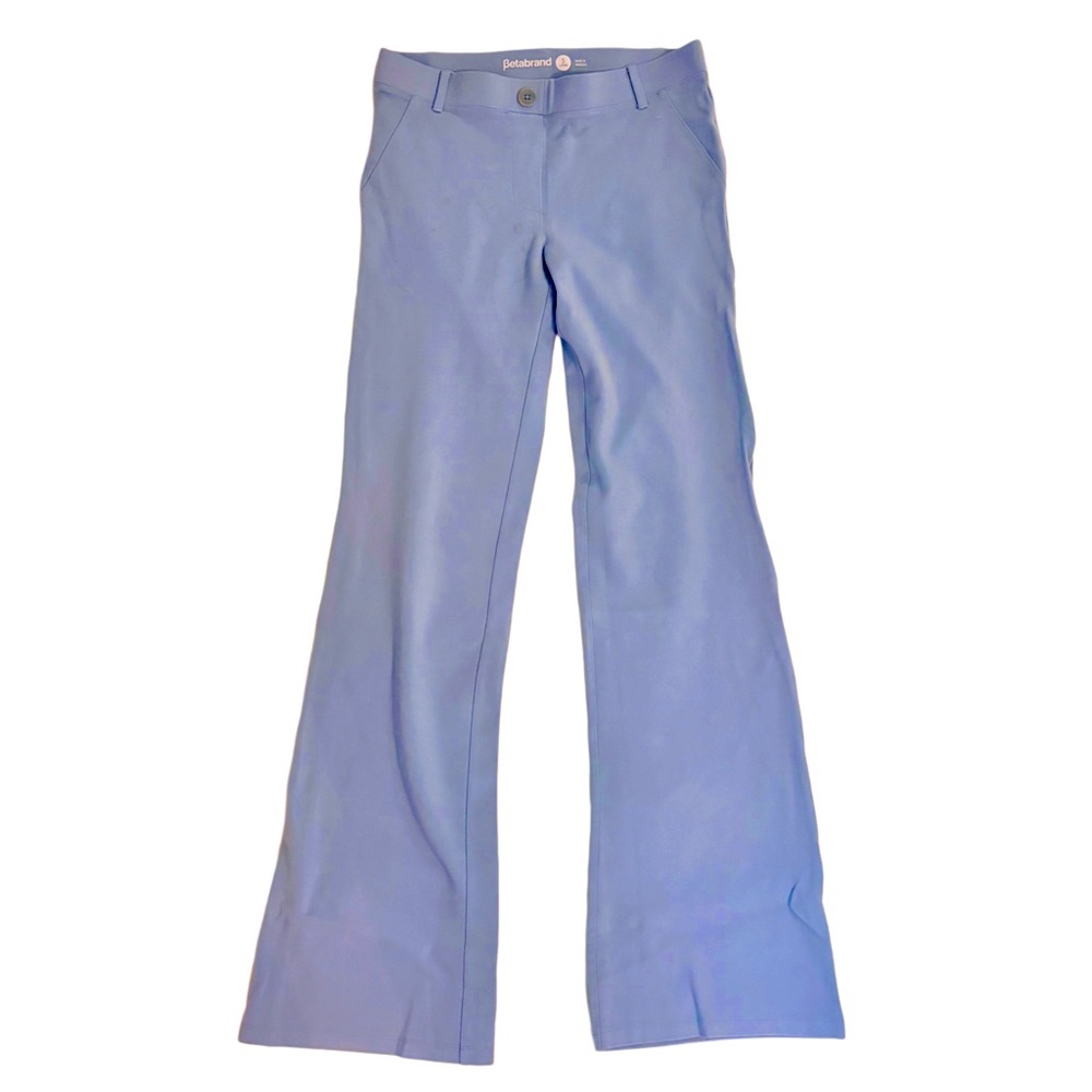 Betabrand Dress Pant Yoga Pant Light Blue‎ S Long